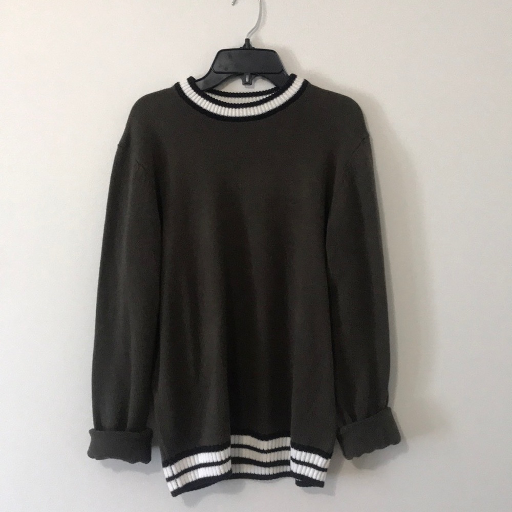 Olive Green Knit Sweater Never Worn